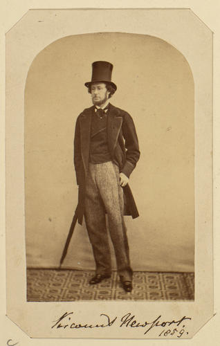Orlando Bridgeman, Viscount Newport, later the 3rd Earl of Bradford (1819-98)