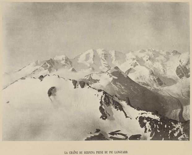 La chaine du Bernina prise du Pic Languard