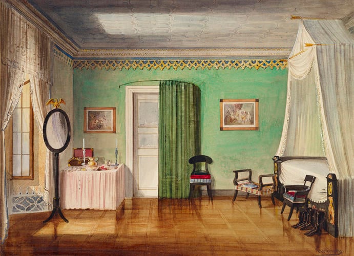 The Rosenau: the bedroom of Ernest I