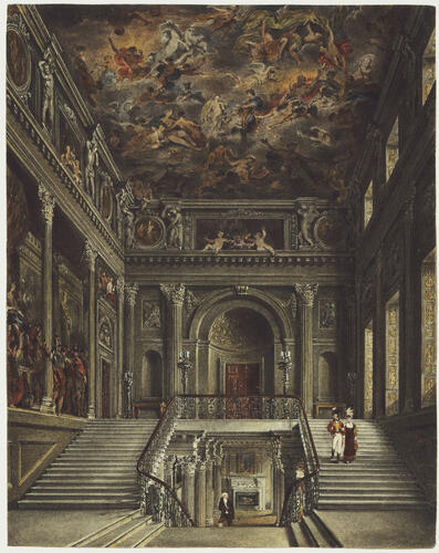 The staircase at Buckingham House
