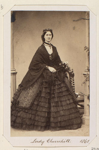 Lady Churchill. 1861. [Royal Household Portraits. Volume 55. ]