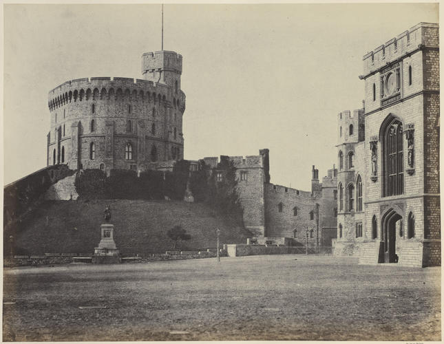 View of the Round Tower from the Quadrangle, Windsor Castle