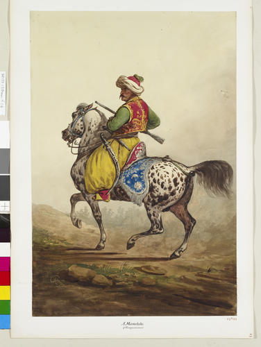French Army. Mameluke of the Imperial Guard. About 1814