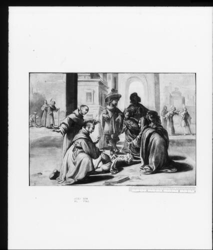 St Francis with a dead child