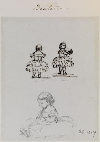 Master: Sketches of the Royal Children by V. R. from 1841-1859
Item: Beatrice