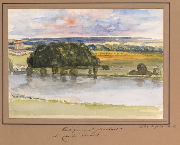 Master: Queen Victoria's Sketchbook 1848-1854
Item: View from my window at Castle Howard
