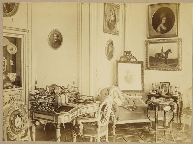 Boudoir of Grand Duchess Augusta of Mecklenburg-Strelitz at Schloss Neustrelitz Boudoir of Grand Duchess Augusta of Mecklenburg-Strelitz at Schloss Neustrelitz