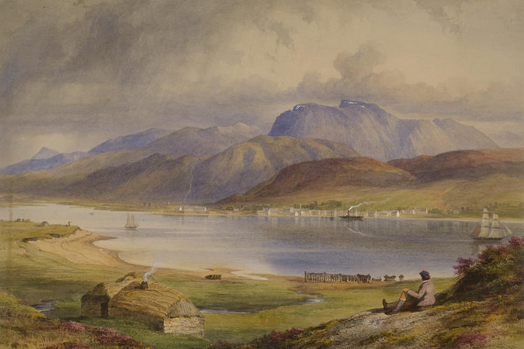 View of Fort William and Ben Nevis