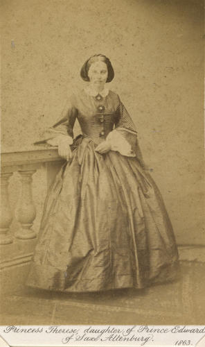 Therese, Princess of Sweden and Norway and Duchess of Dalarna (1836-1914), when Princess Therese of Saxe-Altenburg Therese, Princess of Sweden and Norway and Duchess of Dalarna (1836-1914), when Princess Therese of Saxe-Altenburg