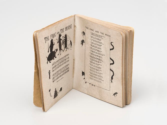 Nursery songs from the Appalachian Mountains / arranged with pianoforte accompaniment by Cecil J. Sharpe ; illustrated in silhouette by Esther B. Mackinnon Nursery songs from the Appalachian Mountains / arranged with pianoforte accompaniment by Cecil J. Sharpe ; illustrated in silhouette by Esther B. Mackinnon