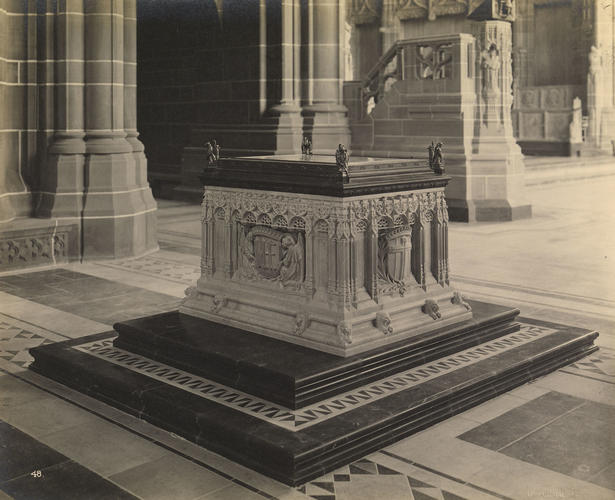Cenotaph in memorial transept, Liverpool Cathedral