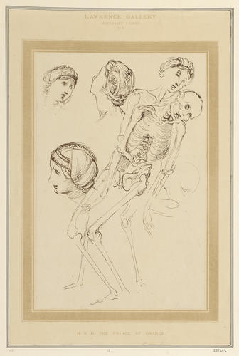 The 'Borghese Entombment': anatomical studies for the Virgin supported by the Holy Women
