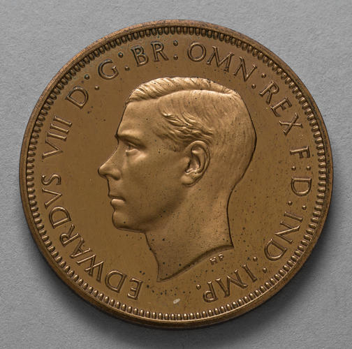 Edward VIII pattern halfpenny