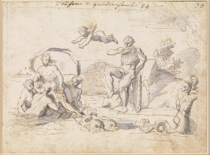 Polyphemus wooing Galatea