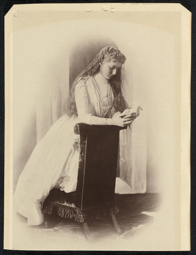 Balmoral, Tableaux-Vivants 5-6 Oct 1888. Princess Alice of Hesse as the Novice Balmoral, Tableaux-Vivants 5-6 Oct 1888. Princess Alice of Hesse as the Novice