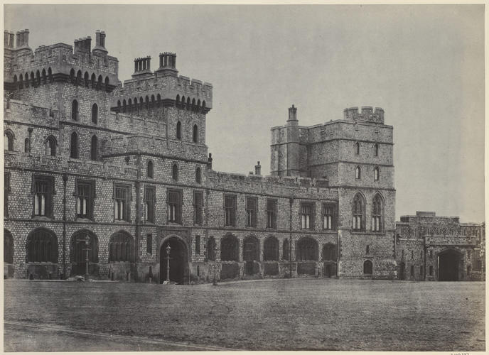 King George IV Gate and King Edward III Tower from the Quadrangle, Windsor Castle