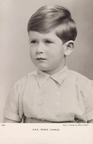 Tuck post card of Prince Charles (b. 1948)