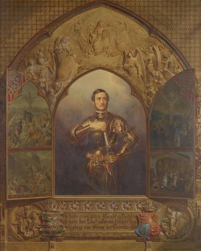 Memorial portrait to the Prince Consort