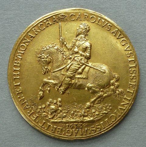 Medal commemorating the return of King Charles I to London after his coronation in Scotland