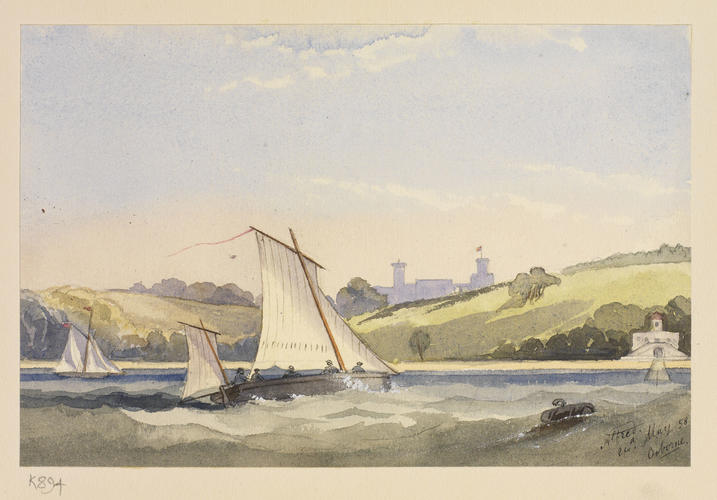 Sailing boat on the Solent