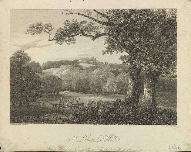 St Leonard's Hill from Windsor Great Park, The Seat of Earl Harcourt St Leonard's Hill from Windsor Great Park, The Seat of Earl Harcourt