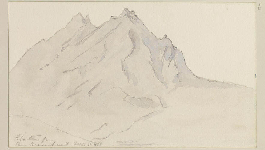 Master: SKETCHES BY QUEEN VICTORIA I
Item: Pilatus f[ro]m the steamboat