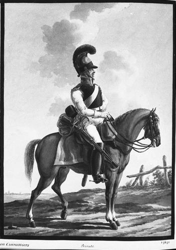 Saxon Army. Private, Cuirassiers of the Guard Saxon Army. Private, Cuirassiers of the Guard