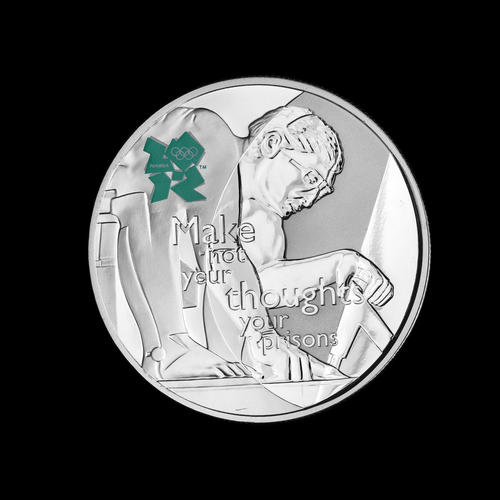 Great Britain Elizabeth II proof £5 crown, 2009, commemorating Sir Isaac Newton; from the 'Mind' series Great Britain Elizabeth II proof £5 crown, 2009, commemorating Sir Isaac Newton; from the 'Mind' series