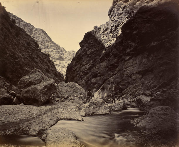 Gorge below the Fort of Ali Masjid Gorge below the Fort of Ali Masjid