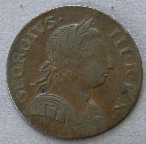 GREAT BRITAIN, contemporary imitation of a George III half penny GREAT BRITAIN, contemporary imitation of a George III half penny