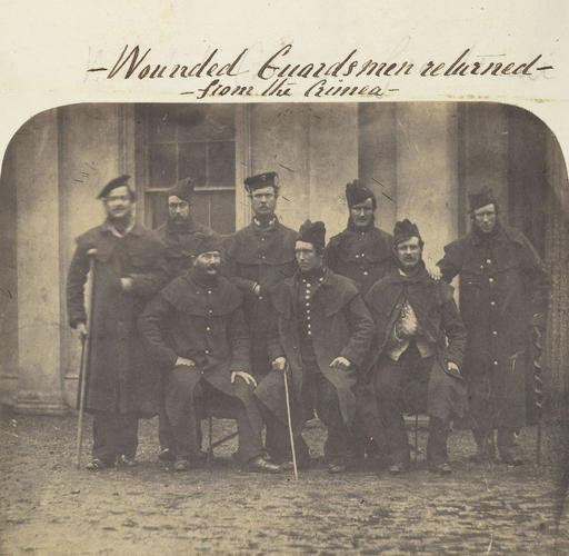 Wounded Grenadier Guards who served in the Crimean War