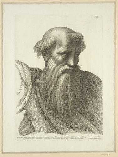 Master: Set of twenty-seven heads from 'The Disputa'
Item: Head of a bearded man [from 'The Disputa']