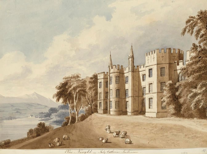 Plas Newydd: east front Plas Newydd: east front