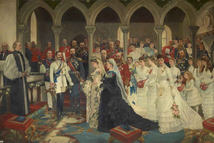 The Marriage of Princess Beatrice, 23rd July 1885 The Marriage of Princess Beatrice, 23rd July 1885