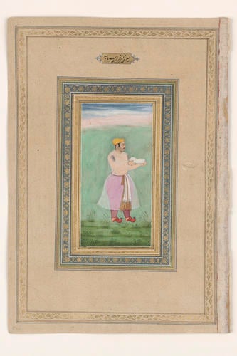 Master: Album of Mughal Portraits
Item: Portrait of Mirza Afrasiyab