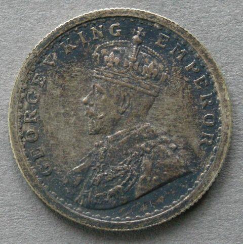India. 	George V, proof half Rupee, 1911