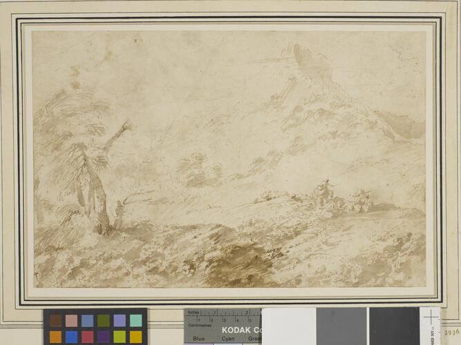 A mountain landscape