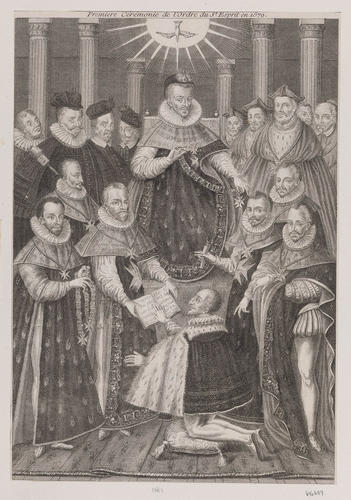 Premiere Ceremonie de l'Ordre du St. Esprit en 1579