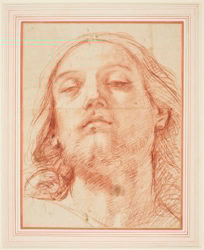 The head of Christ, full face The head of Christ, full face