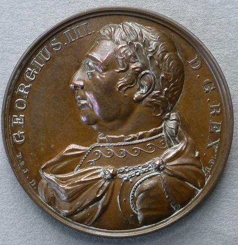 Medal commemorating the Death of King George III, 1820