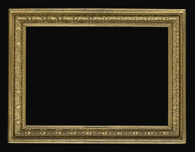 Frame for RCIN 405523, style of Brueghel the Younger, Flight into Egypt