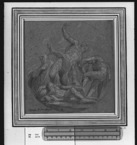 Apollo flaying Marsyas