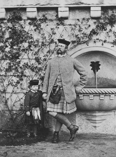 The Crown Prince of Prussia and his son, Prince William, Balmoral 1863