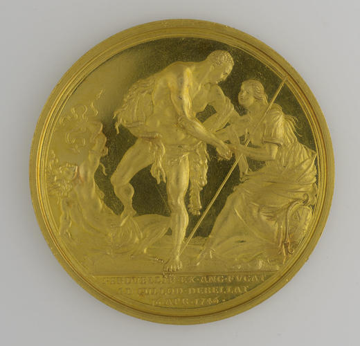Medal commemorating the Battle of Culloden Medal commemorating the Battle of Culloden