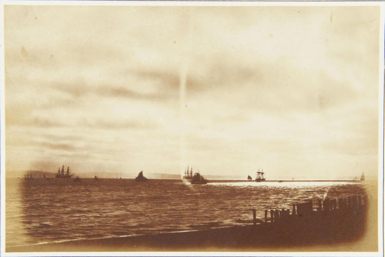 'Spithead after the departure of the Fleet'