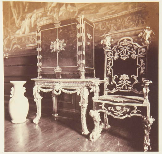 Presence Chamber, anno 1880. Specimens of present Furniture Presence Chamber, anno 1880. Specimens of present Furniture