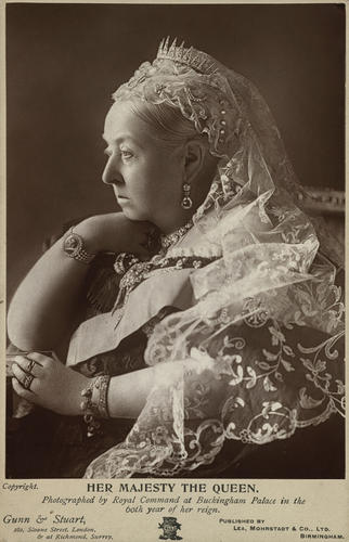 Portrait photograph of Queen Victoria (1819–1901), 1897 Portrait photograph of Queen Victoria (1819–1901), 1897