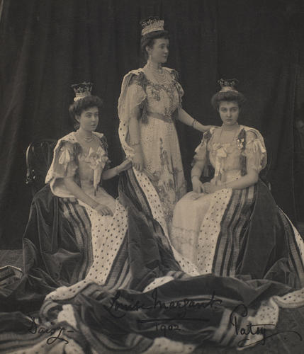 The Duchess of Connaught with Princess Margaret and Princess Patricia of Connaught