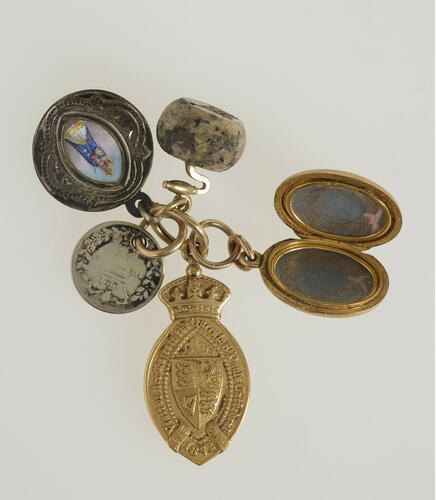 Set of five charms