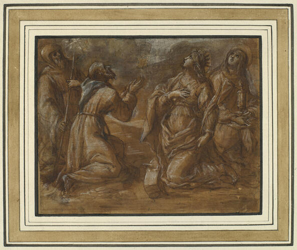 St Francis of Paula, St Francis of Assisi, St Catherine and St Claire